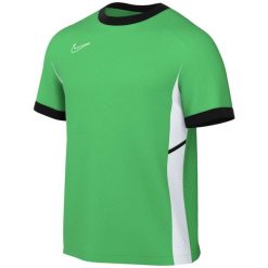 Koszulka męska Nike Dri-FIT Academy SS Top. Zielone t-shirty sportowe męskie Nike, m, z poliesteru, bez ramiączek, do piłki nożnej, dri-fit (nike). Za 76.99 zł.