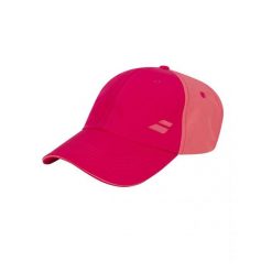 Czapka tenisowa juniorska Babolat Basic Logo Cap. Czerwone czapki z daszkiem damskie BABOLAT, bez wzorów, z tkaniny. Za 55.00 zł.
