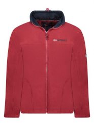 Geographical Norway Kurtka polarowa "Tamazonie" w kolorze czerwonym rozmiar: S. Czerwone kurtki męskie Geographical Norway, s, bez wzorów, z materiału, bez kaptura. Za 83.22 zł.