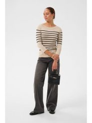 Kaffe Sweter w kolorze beżowym rozmiar: XL. Brązowe swetry klasyczne damskie Kaffe, xl, bez kołnierzyka. Za 149.95 zł.