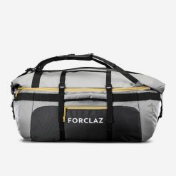 Torba trekkingowa Forclaz Duffel 500 Extend 80-120 litrów. Szare torebki klasyczne damskie SIMOND, bez wzorów, z materiału, bez dodatków. Za 349.99 zł.