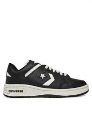Converse Sneakersy Converse Weapon Leather A11460C Czarny. Czarne buty sportowe dziewczęce Converse, bez wzorów, ze skóry, bez zapięcia. Za 259.99 zł.