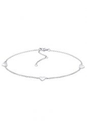 Nenalina Damska bransoletka na kostkę zawieszka serce w srebrze 925 Sterling Silver Biżuteria dla stóp 1 ct Damski. Szara bransoletki damskie Nenalina, srebrne. Za 198.99 zł.