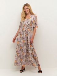 Kaffe Sukienka letnia Sorita 10507403 Kolorowy Regular Fit. Sukienki damskie Kaffe, na lato, bez wzorów, z syntetyku, bez kołnierzyka, bez ramiączek. Za 429.99 zł.