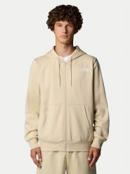 The North Face Bluza Simple Dome NF0A89FD Beżowy Regular Fit. Brązowe bluzy bez kaptura męskie The North Face, l, z bawełny. Za 239.99 zł.