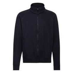 Męska Klasyczna Gładka Bluza Dresowa. Niebieskie bluzy bez kaptura męskie Fruit of the Loom, m, z dresówki. Za 114.99 zł.