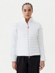 Save The Duck Kurtka przejściowa D39760W GIGA20 Biały Regular Fit. Białe kurtki damskie SAVE THE DUCK, bez wzorów, z syntetyku, bez kaptura. Za 379.99 zł.