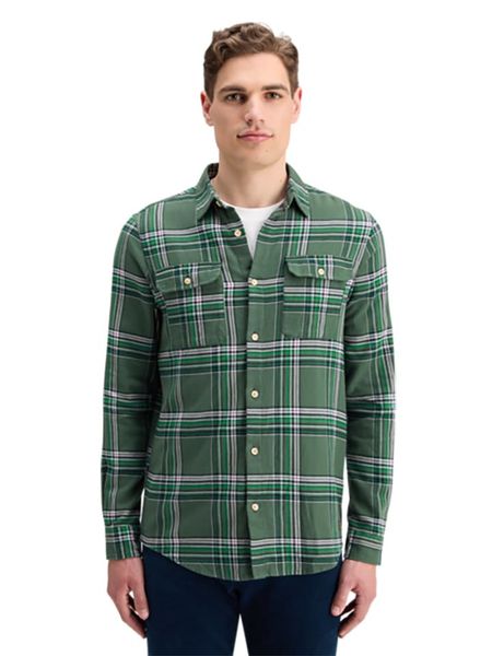 Scotch & Soda Koszula w kolorze zielonym rozmiar: M. Zielone koszule męskie Scotch & Soda, m, bez wzorów, z bawełny, bez kołnierzyka, bez ramiączek. Za 161.73 zł.
