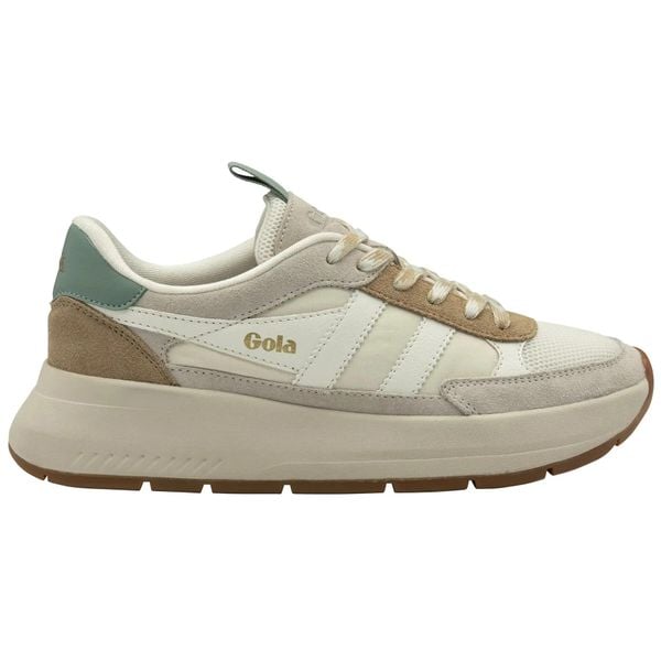 Damskie zamszowe buty sportowe Gola Phoenix. Białe buty sportowe na co dzień damskie Gola, bez wzorów, z nylonu. Za 471.05 zł.