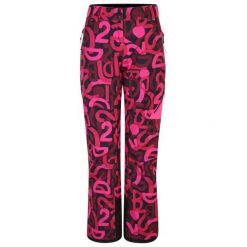 Damskie Spodnie Narciarskie Ice Graffiti. Czerwone spodnie dresowe damskie Dare 2b, bez wzorów, sportowe. Za 203.99 zł.