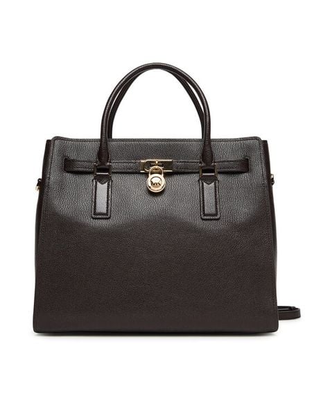 MICHAEL Michael Kors Torebka 30F5GNXS3L Brązowy. Brązowe torebki klasyczne damskie MICHAEL Michael Kors, bez wzorów, ze skóry, bez dodatków. Za 939.99 zł.