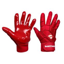 Rękawiczki do futbolu amerykańskiego FKG-03 czerwone, LB, RB, TE. Czerwone rękawiczki damskie BARNETT, bez wzorów. Za 149.00 zł.
