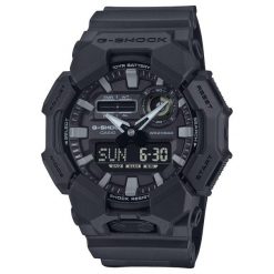 Zegarek męski Casio GA-010-1A1ER, Quartz, 52mm, 20ATM. Czarne zegarki męskie Casio. Za 612.00 zł.