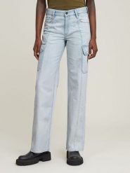 G-Star Dżinsy - Loose fit - w kolorze błękitnym rozmiar: W31/L34. Niebieskie jeansy damskie G-Star, z podwyższonym stanem. Za 258.95 zł.