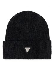 Guess Czapka H6BZ01 Z1535 Czarny. Czarne czapki dziecięce Guess, na zimę, z aplikacjami, z poliesteru. Za 114.99 zł.