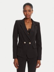 Rinascimento Marynarka CFC0126221003 Czarny Slim Fit. Czarne marynarki i żakiety damskie RINASCIMENTO, m, bez wzorów, z syntetyku. Za 539.99 zł.