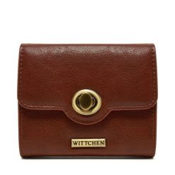 Portfel WITTCHEN. Brązowe portfele damskie Wittchen, bez wzorów. Za 159.99 zł.