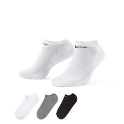 SKARPETY Nike Everyday Cushioned Training No-Show 3 Pairs, Dla obu płci. Skarpetki męskie Nike, bez wzorów, z bawełny. Za 190.00 zł.