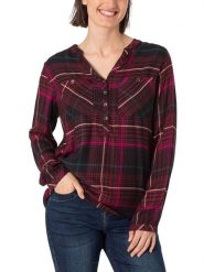 Timezone Bluzka w kolorze czerwonym rozmiar: M. Czerwone bluzki damskie Timezone, m, bez wzorów, bez kołnierzyka, bez ramiączek. Za 91.95 zł.