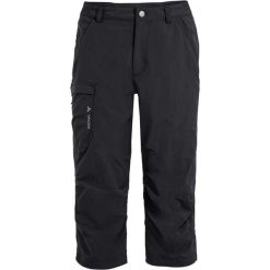Spodnie męskie Farley Capri Pants II. Czarne spodnie materiałowe męskie Vaude, bez wzorów, z materiału. Za 443.15 zł.