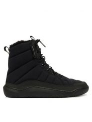 Vivo Barefoot Trzewiki Gobi Hiber 209438 Czarny. Czarne botki damskie Vivo Barefoot, z materiału, bez obcasa, na płaskiej podeszwie, bez zapięcia. Za 839.99 zł.