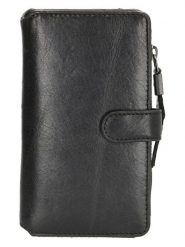 Micmacbags Skórzana torebka w kolorze czarnym na telefon - 9 x 15 x 3 cm rozmiar: onesize. Czarne torebki klasyczne damskie micmacbags, bez wzorów, z materiału, bez dodatków. Za 52.67 zł.