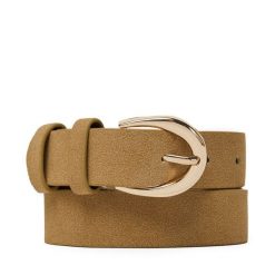 Pasek Damski DeeZee. Brązowe paski damskie DeeZee, bez wzorów. Za 49.99 zł.