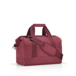 Torba ALLROUNDER M, twist maroon. Czerwone torby sportowe damskie Reisenthel, z materiału. Za 204.00 zł.