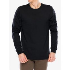 Bluza bez kaptura męska Carhartt Sleeve Logo T-Shirt. Czarne bluzy bez kaptura męskie Carhartt, m, bez wzorów, bez kołnierzyka. Za 119.99 zł.