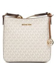 Michael Kors Torebka w kolorze kremowym - 21 x 21 x 7 cm rozmiar: onesize. Brązowe torebki klasyczne damskie Michael Kors, bez wzorów, z materiału, bez dodatków. Za 608.99 zł.