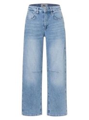 MAC Dżinsy "Ohio" - Barrel fit - w kolorze błękitnym rozmiar: 44. Niebieskie jeansy damskie MAC, z podwyższonym stanem. Za 295.95 zł.
