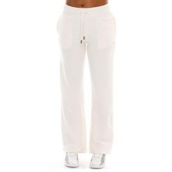 Damen-Winterhosen w Palazzo Leone 1947 Nie ohne. Białe spodnie dresowe damskie LEONE 1947 APPAREL, bez wzorów, z bawełny. W wyprzedaży za 120.78 zł.