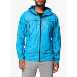 Kurtka przeciwdeszczowa Columbia Cassiar Pro ODX Shell. Niebieskie kurtki męskie Columbia, bez wzorów, sportowe, bez kaptura. Za 1,217.99 zł.