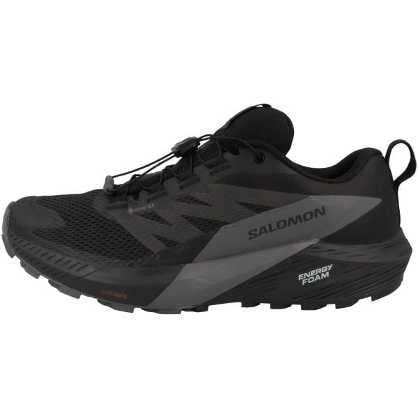 Buty do biegania męskie Salomon Sense Ride 5 Gtx. Czarne obuwie do biegania damskie Salomon. Za 624.00 zł.