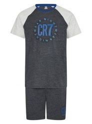 CR7 Piżama w kolorze antracytowym rozmiar: XL. Czarne piżamy męskie CR7, xl, bez wzorów, z bawełny, bez ramiączek. Za 109.00 zł.