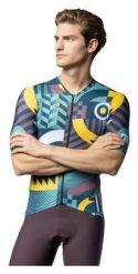 Koszulka rowerowa męska Alé Cycling PR-E Games. Fioletowe t-shirty sportowe męskie ALÉ CYCLING, m, z elastanu, bez ramiączek, na fitness i siłownię. Za 518.25 zł.