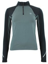 Peak Mountain Koszulka funkcyjna "Aflint" w kolorze szarym rozmiar: S. Szare bluzki sportowe damskie Peak Mountain, s, bez kołnierzyka, bez ramiączek. Za 135.17 zł.