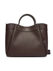 Armani Exchange Torebka 942910 CC783 U6018 Beżowy. Brązowe torebki klasyczne damskie Armani Exchange, bez wzorów, ze skóry, bez dodatków. Za 819.99 zł.