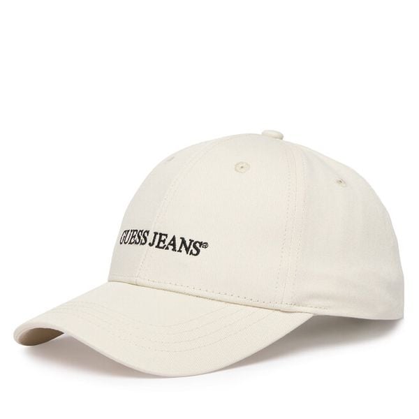 Czapka z daszkiem Guess Jeans. Czapki z daszkiem damskie Guess Jeans, z aplikacjami, z jeansu. Za 119.99 zł.