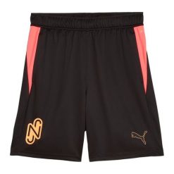 Spodenki piłkarskie męskie PUMA Neymar Jr. Czarne szorty męskie Puma, bez wzorów, sportowe. Za 109.99 zł.