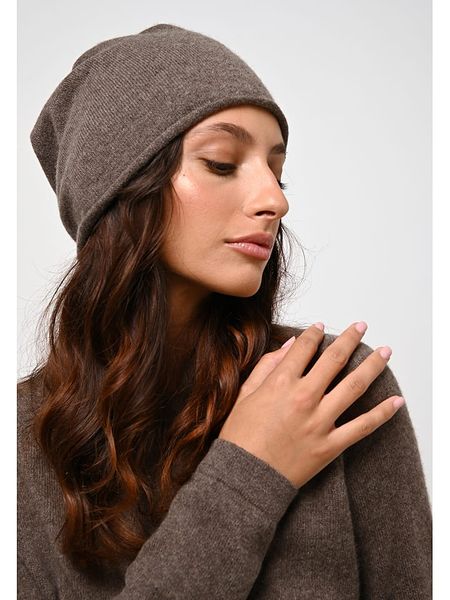 AUTHENTIC CASHMERE Kaszmirowa czapka "Pinier" w kolorze brązowym rozmiar: onesize. Brązowe czapki zimowe damskie AUTHENTIC CASHMERE, z kaszmiru. Za 121.99 zł.