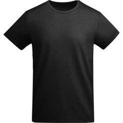 Męska Koszulka Breda Plain T-shirt. Czarne t-shirty męskie ROLY, m, bez wzorów, bez kołnierzyka. Za 42.99 zł.