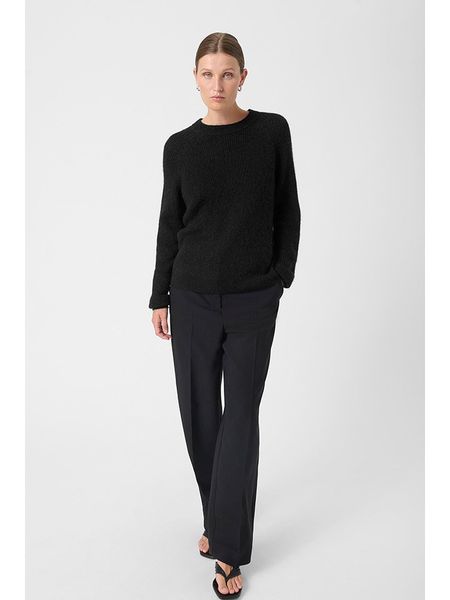 Soaked in Luxury Sweter w kolorze czarnym rozmiar: XL. Czarne swetry klasyczne damskie Soaked in Luxury, xl, z wełny, bez kołnierzyka. Za 152.62 zł.