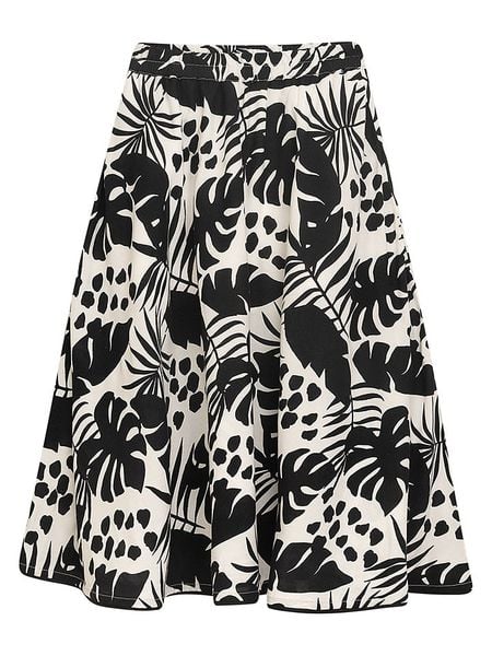 Danamade Spódnica "Dxahara" w kolorze biało-czarnym rozmiar: S. Białe spódniczki damskie Danamade, s, bez wzorów, midi, proste. Za 83.42 zł.