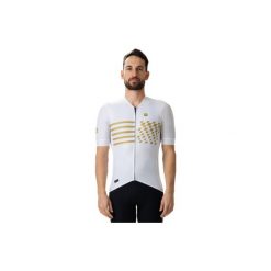 Koszulka rowerowa męska Alé Cycling PR-E Play. Białe t-shirty sportowe męskie ALÉ CYCLING, m, bez ramiączek, rowerowe. W wyprzedaży za 493.99 zł.