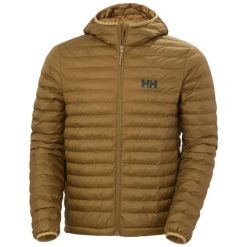 Kurtka z kapturem Helly Hansen Sirdal. Brązowe kurtki męskie Helly Hansen, m, bez wzorów, z poliesteru, z kapturem. Za 595.00 zł.