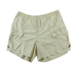 Second life - Columbia spodenki męskie cargo PFG - Stan dobry. Brązowe szorty męskie Columbia, bez wzorów, z materiału, sportowe. Za 85.16 zł.