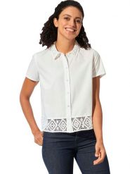 WITT WEIDEN Bluzka w kolorze białym rozmiar: 36. Białe bluzki damskie WITT WEIDEN, bez wzorów, z bawełny, bez kołnierzyka, bez ramiączek. Za 82.99 zł.