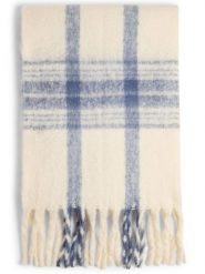 Vila szalik z frędzlami - VIMimi Kobiety biały|niebieski, ONE SIZE. Białe szaliki i kominy damskie Vila, bez wzorów. Za 44.95 zł.