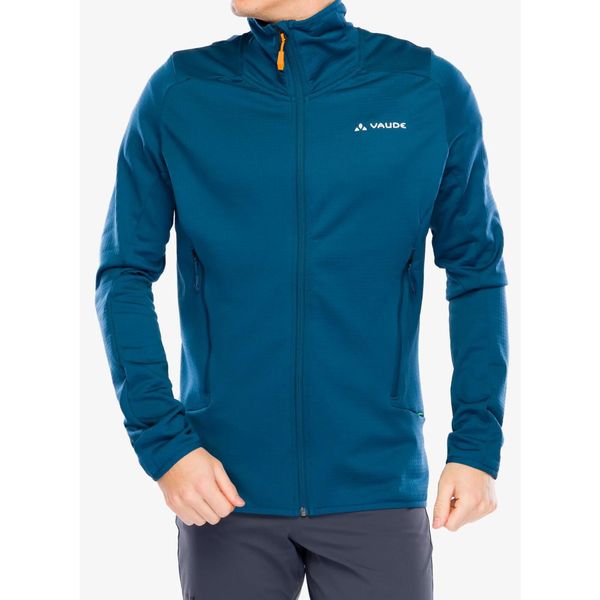 Kurtka polarowa męska Vaude Monviso Fleece FZ Jacket II - baltic sea uni. Zielone kurtki męskie Vaude, m, bez wzorów, z polaru, bez kaptura. Za 340.99 zł.